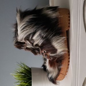Mocatem Fur Boots 7 Vintage Rare